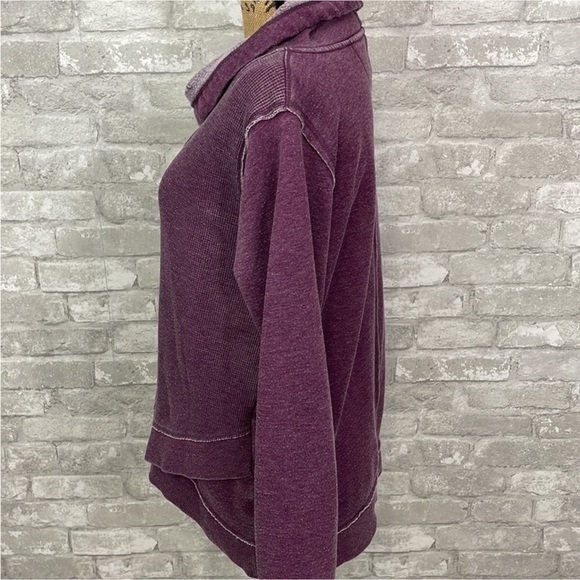 Calvin Klein Purple Cowlneck Sweatshirt - Picture 2 of 6